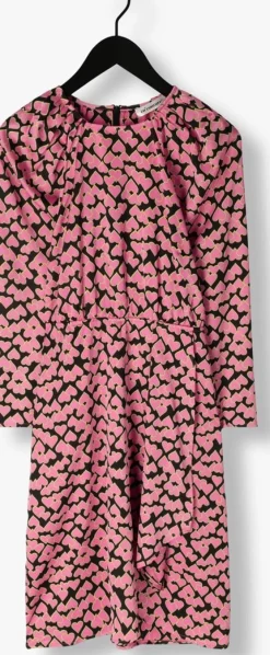 CO'COUTURE midi jurk flashy heart dress roze Discount