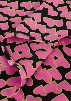 CO'COUTURE midi jurk flashy heart dress roze Discount