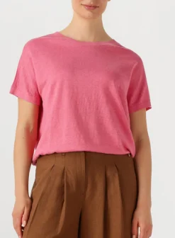 DES PETITS HAUTS t-shirt alexo roze Sale