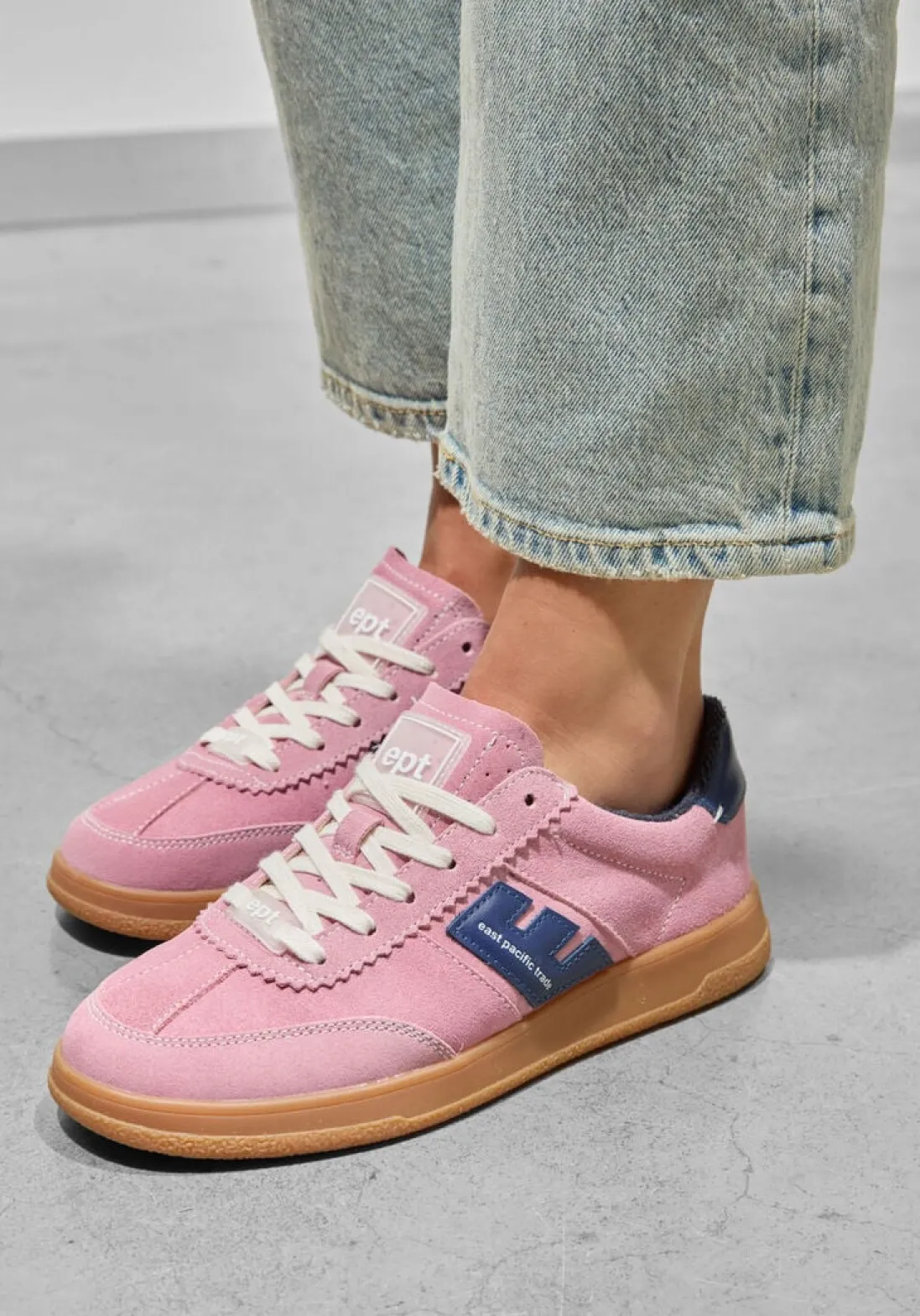 EAST PACIFIC TRADE lage sneakers w santos roze