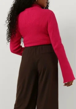 GESTUZ trui yasmiagz zipper pullover roze Outlet