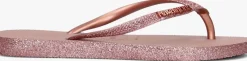 HAVAIANAS teenslippers slim sparkle ii roze Outlet
