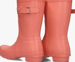 HUNTER regenlaarzen womens original short roze Discount