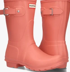 HUNTER regenlaarzen womens original short roze Discount