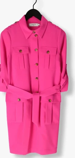 JANICE mini jurk chicago roze New