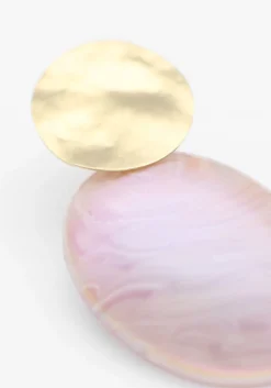 LOTT. GIOIELLI sieraad closed bugle oval s roze Sale