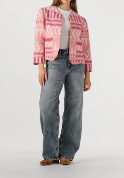 NEMA gewatteerde jas n306 roze