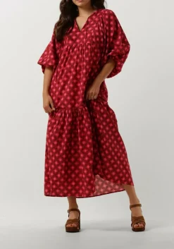 NOTRE-V maxi jurk nv-dente midi dress roze Outlet