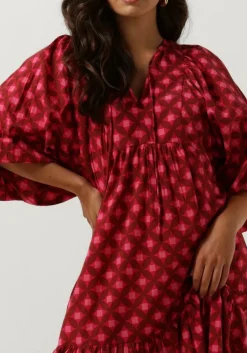 NOTRE-V maxi jurk nv-dente midi dress roze Outlet