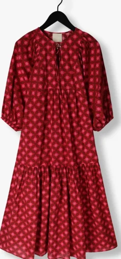 NOTRE-V maxi jurk nv-dente midi dress roze Outlet