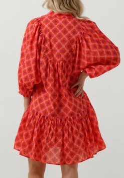 NOTRE-V mini jurk nv-danic short dress roze Hot