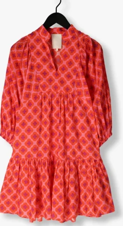 NOTRE-V mini jurk nv-danic short dress roze Hot