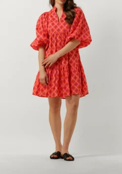 NOTRE-V mini jurk nv-danic short dress roze Hot