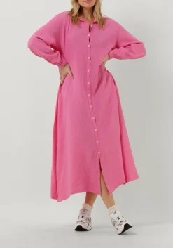 PENN & INK maxi jurk s23t900 roze Hot