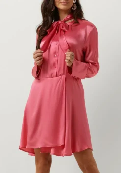 SEMICOUTURE mini jurk maya dress roze Outlet