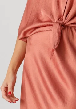 SUMMUM midirok skirt heavy silky touch roze Discount