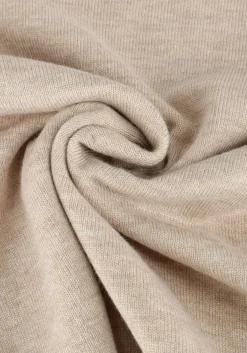 SUMMUM round neck sweater soft viscose polyamide knit beige Hot