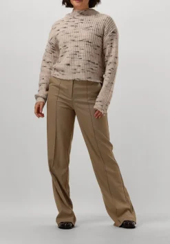 AAIKO flared broek chantalle twill vis 350 taupe New