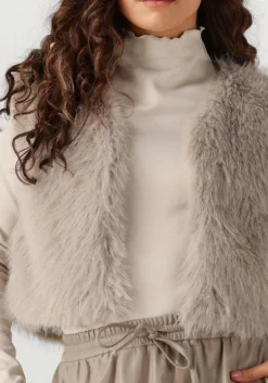 AIMEE THE LABEL gilet isla taupe Sale