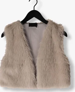 AIMEE THE LABEL gilet isla taupe Sale