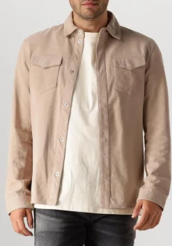 ALTER EGO leren jas robert taupe