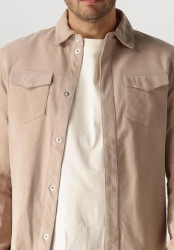 ALTER EGO leren jas robert taupe