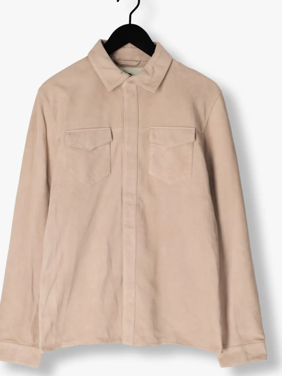 ALTER EGO leren jas robert taupe