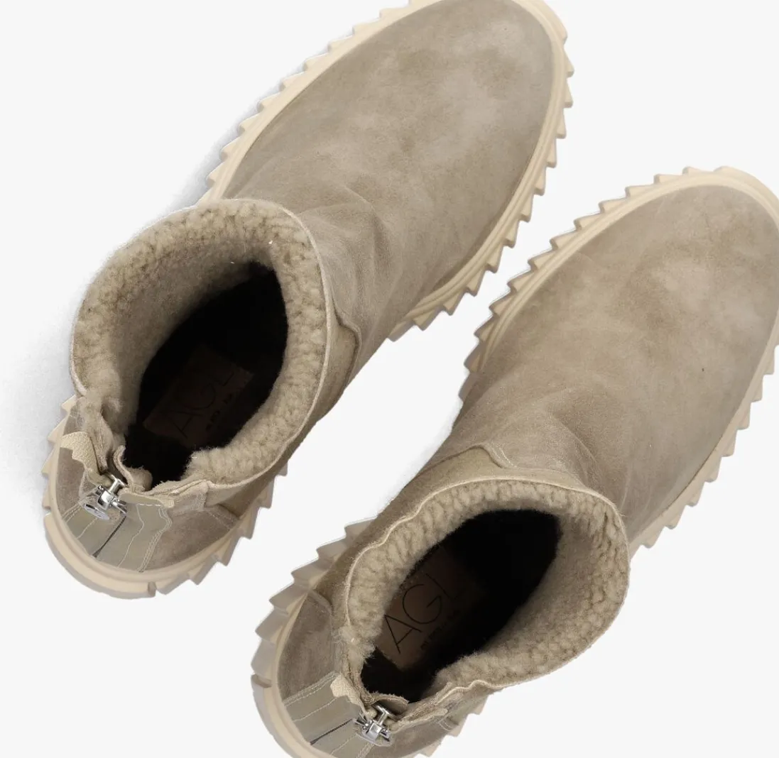 ATTILIO GIUSTI LEOMBRUNI enkellaarsjes tiggy warm taupe