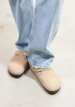 BIRKENSTOCK instappers boston rivet taupe Hot