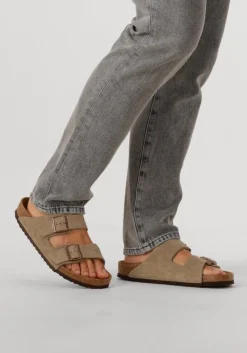 BIRKENSTOCK slippers arizona heren taupe Online