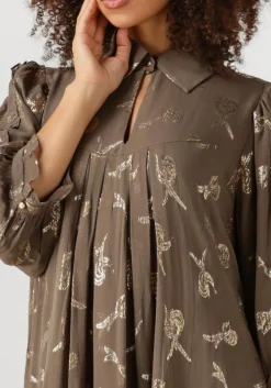 BRUUNS BAZAAR mini jurk bbtammi dress taupe Online