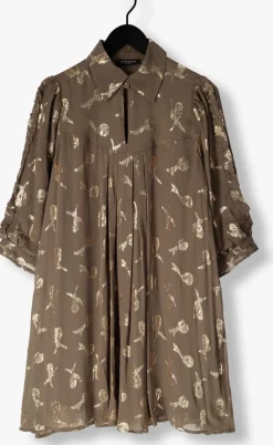 BRUUNS BAZAAR mini jurk bbtammi dress taupe Online