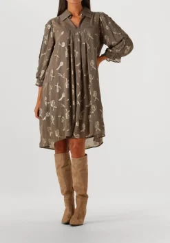 BRUUNS BAZAAR mini jurk bbtammi dress taupe Online