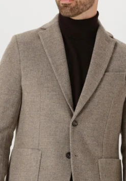 CIRCOLO colberts diagonal jacket taupe Hot