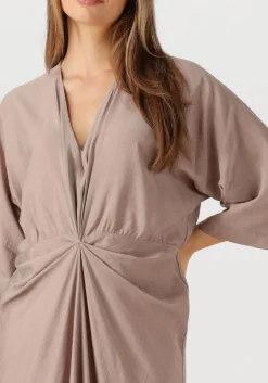 CO'COUTURE maxi jurk heracc knot dress taupe Online