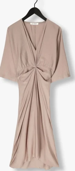 CO'COUTURE maxi jurk heracc knot dress taupe Online