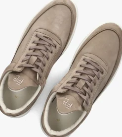FILLING PIECES lage sneakers low top nubuck taupe Best