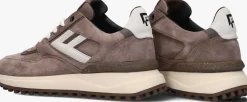 FLORIS VAN BOMMEL lage sneakers sfm-10139 noppi taupe New