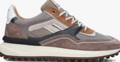 FLORIS VAN BOMMEL lage sneakers sfm-10139 noppi taupe Online