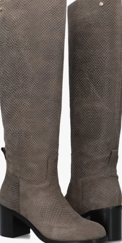 FRED DE LA BRETONIERE hoge laarzen finy hey taupe