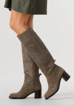 FRED DE LA BRETONIERE hoge laarzen finy hey taupe