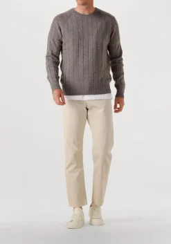 GRAN SASSO trui crew l slv taupe Clearance