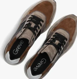 GREVE lage sneakers walker h taupe Sale
