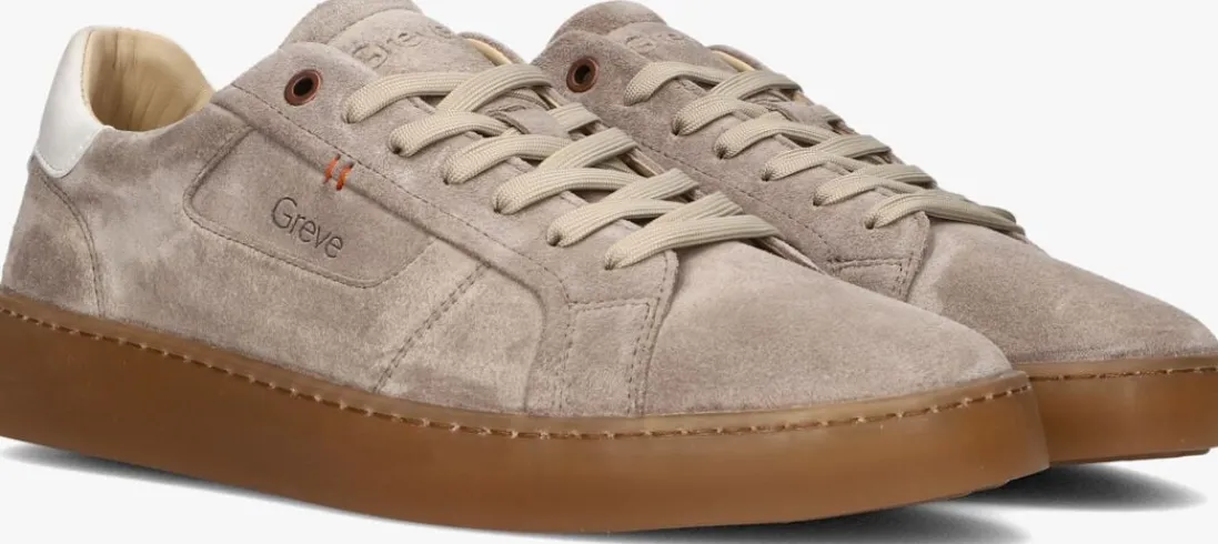 GREVE lage sneakers wave taupe Discount