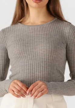 HERSKIND trui camb knit blouse taupe New