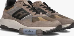 HOGAN sneakers mesh combi runner taupe Outlet