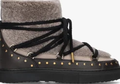 INUIKII vachtlaarzen curly rock taupe Sale