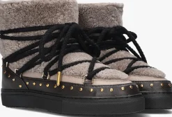 INUIKII vachtlaarzen curly rock taupe Sale