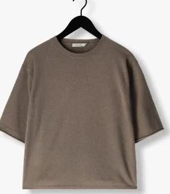 KNIT-TED top mer taupe Clearance