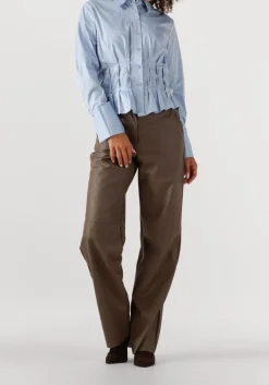 KNIT-TED wijde broek naomi pant taupe Hot